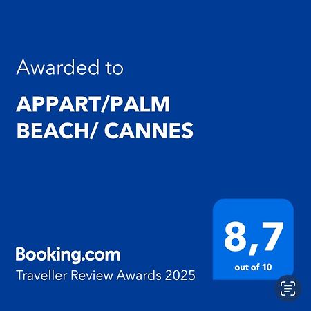 Appart/Palm Beach/ Cannes Exteriér fotografie